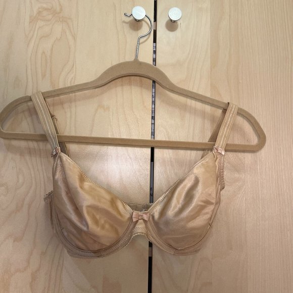 Satin Non Padded Full Cup Seamless Bra